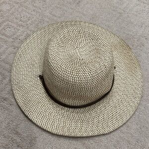 Straw Wide Brim Sun Hat Womens Beach Summer Tan Solar Escape One Size
